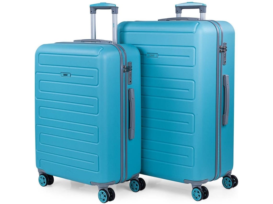 Conjunto de Maletas SKPAT 4 ABS (90 L - Azul) Worten.es