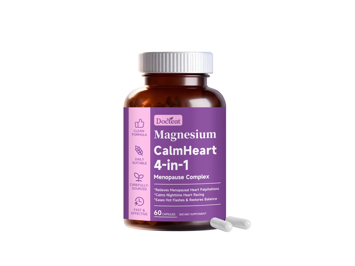 Docteat Cápsulas 4 en 1 - Complejo de suplementos dietéticos para el equilibrio, la relajación y el placer femenino.