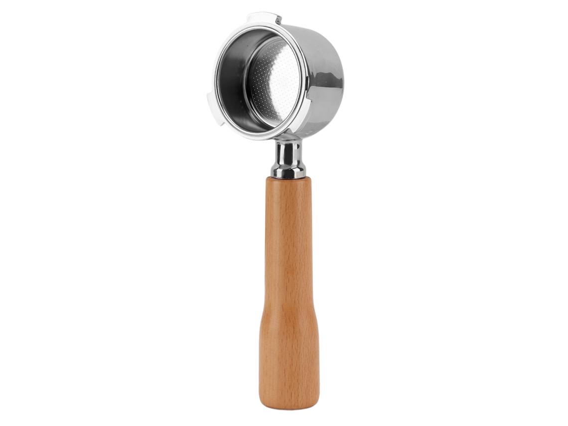 Filtro inferior sin fondo de 51 mm, 3 asas, una sola capa para cafetera DeLonghi
