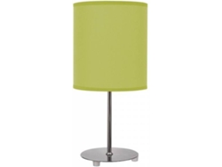 Lámpara de Mesa FABRILAMP Nicole (Verde - E27 - Máx. 60W - Metal - Tela)