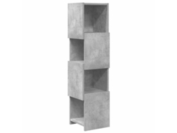 Maison Exclusive - Armario De Esquina Gris Concreto 25,5x25x102cm