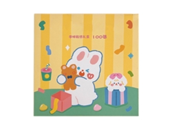 100 Pegatinas De Scrapbooking Diseño Cartoon Bonito Impermeable Para Diario Botella De Agua Cuaderno