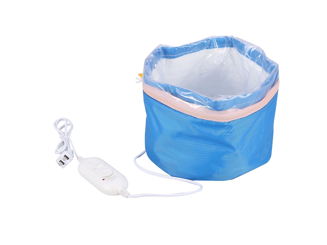 Gorro De Vapor Para El Cabello Con Control De Temperatura Y Protección Azul