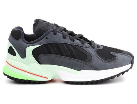 Zapatillas Deportivas ADIDAS Yung1 Trail Hombre (Grafite, Negro, verde claro - Material Sintético - 42,6)