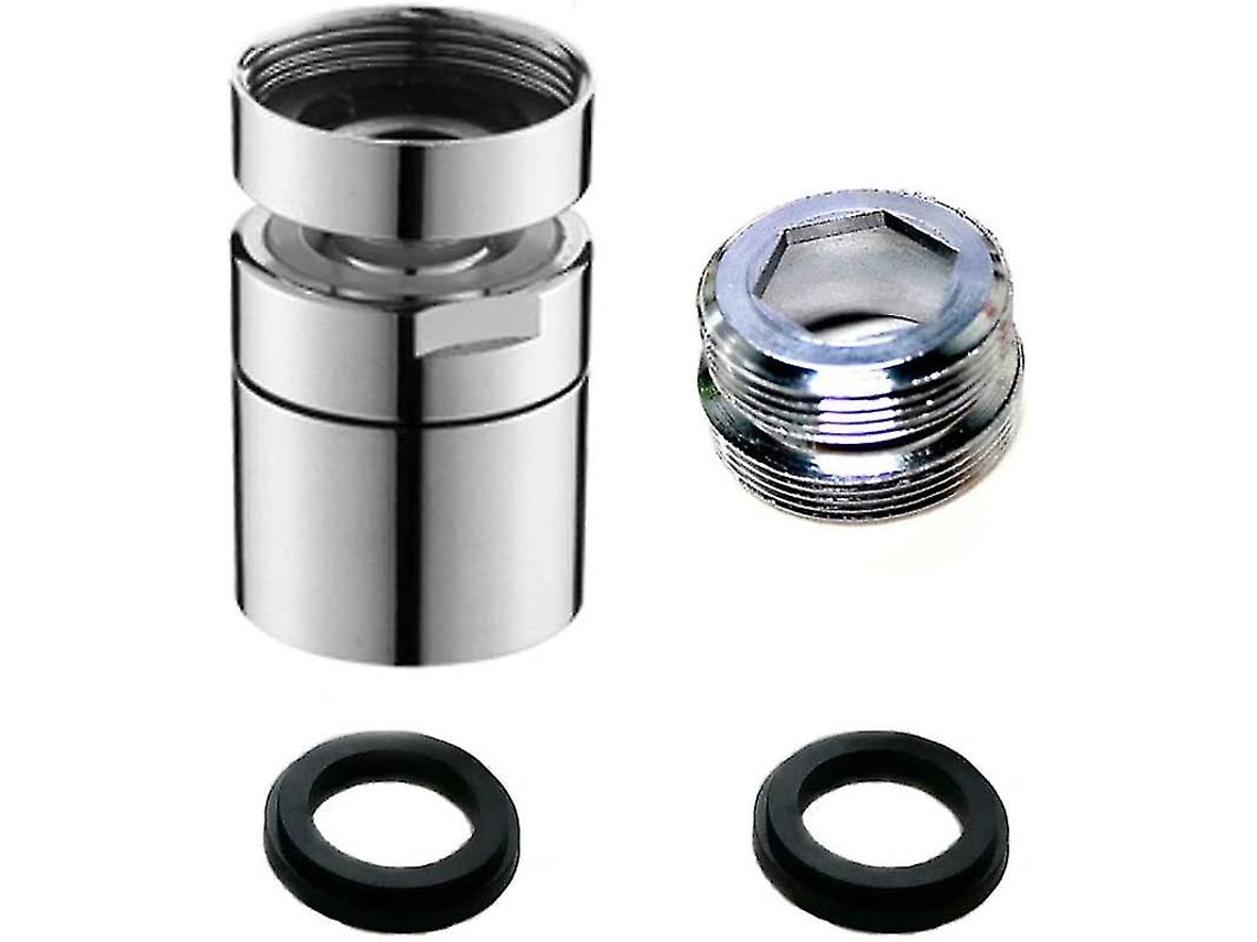 Aerador Giratorio 360° Para Grifos Ahorro De Agua Cocina Y Baño Compatible Con Rosca Externa M22 O Nal M24