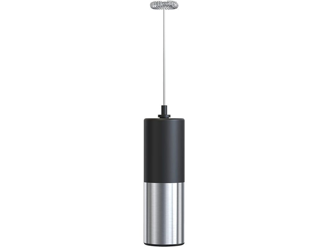 Espumador De Leche Eléctrico Portátil Para Café, Espumador De Acero Inoxidable, Funciona Con Pilas, Mezclador De Bebidas.