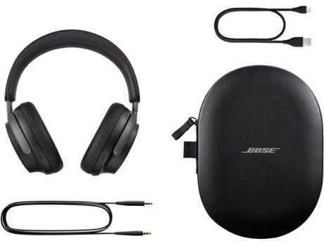 Auriculares Bluetooth BOSE QC Ultra (Over Ear - Micrófono - Noise Cancelling - Negro)