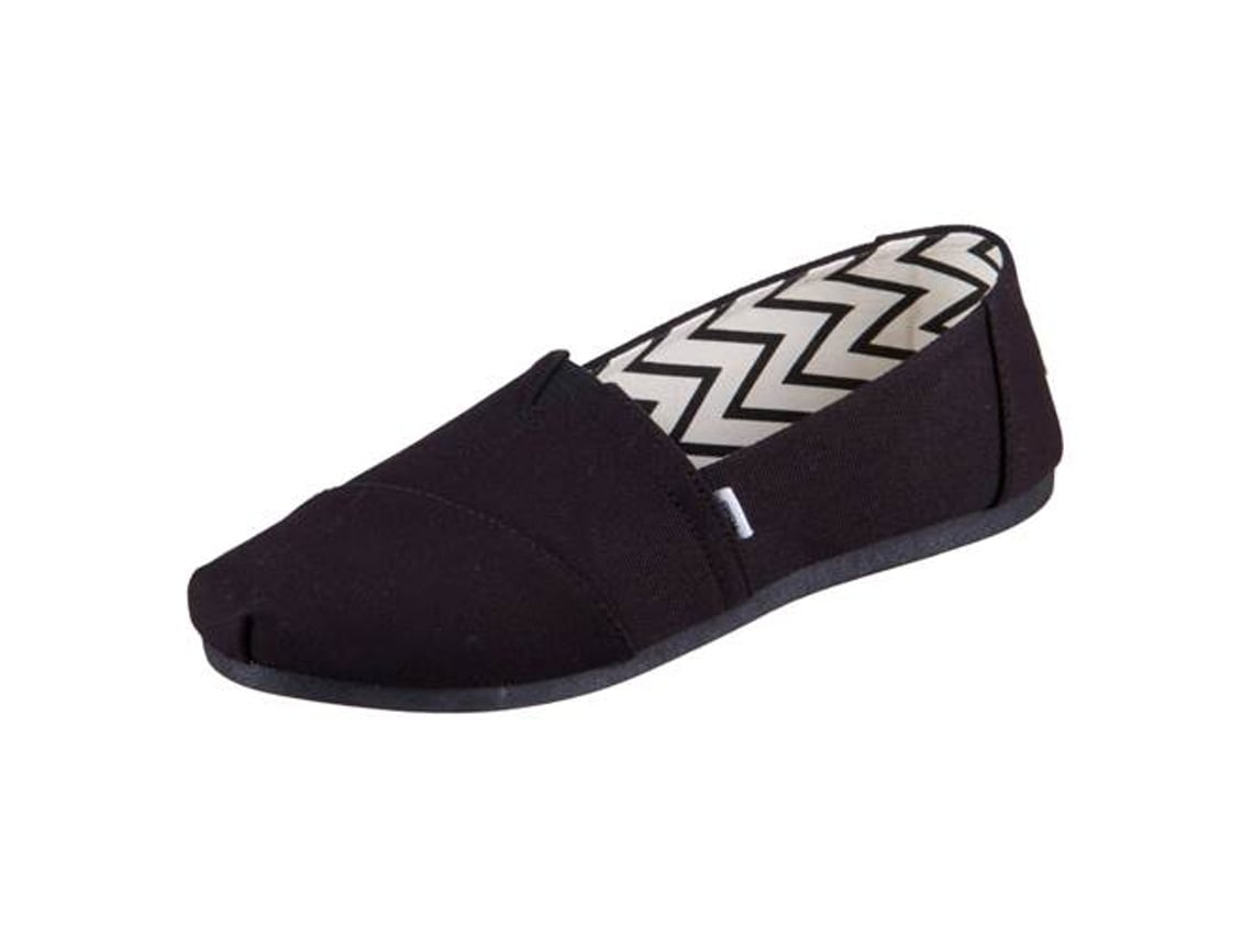 impresión condado Antídoto Zapatos TOMS Mujer Material Sintético (38,0 eu - Negro)