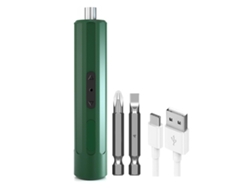 Juego De 3 Destornilladores Eléctricos Mini Recargables Con Potente Motor Y 2 Puntas.