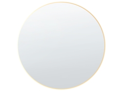 Espejo BELIANI Annemasse de Vidrio Dorado 80x3x80