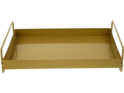 Bandeja Metálica Con Asa, Ideal Para Organizar Objetos Sobre La Mesa.