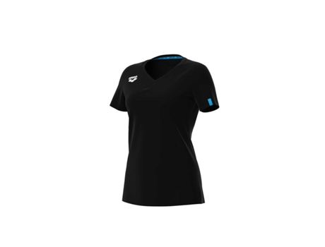 Camiseta de Mujer para Natación ARENA Team Panel Negro (XS)