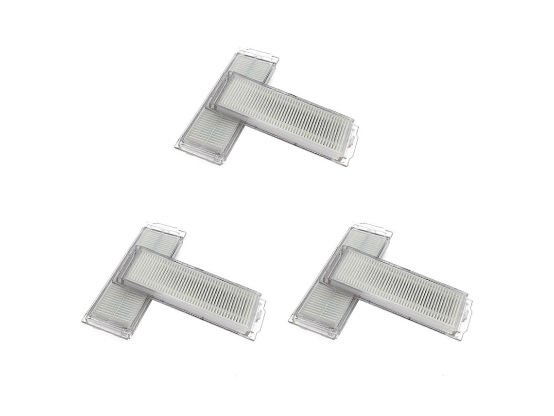 Conjunto de 3 filtros HEPA de substituição para aspirador robô Xiaomi Mi 2 Pro Mjst1s / 2 Lite Mjstl. Acessórios e peças de reposição.