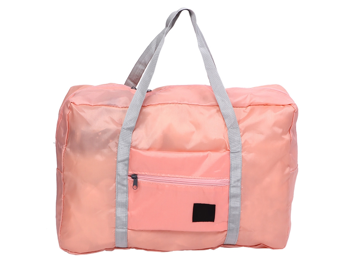 Maleta De Viaje Plegable E Impermeable De Gran Capacidad Para Viajes Y Almacenamiento, Color Rosa.