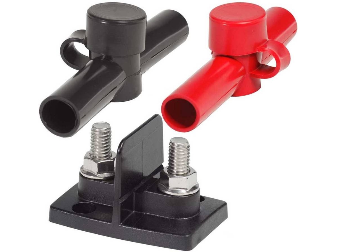 Isolador BLUE SEA Dual Powerpost 2 X 8´´ Negro