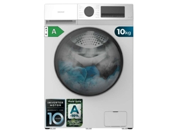Lavadora Cecotec Bolero Dresscode 10450 Inverter, blanca, capacidad de 10 kg, 1400 rpm, 16 programas, clase energética A-10%.