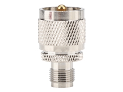 Adaptador coaxial RF (convertidor UHF a TNC, paquete de 2)