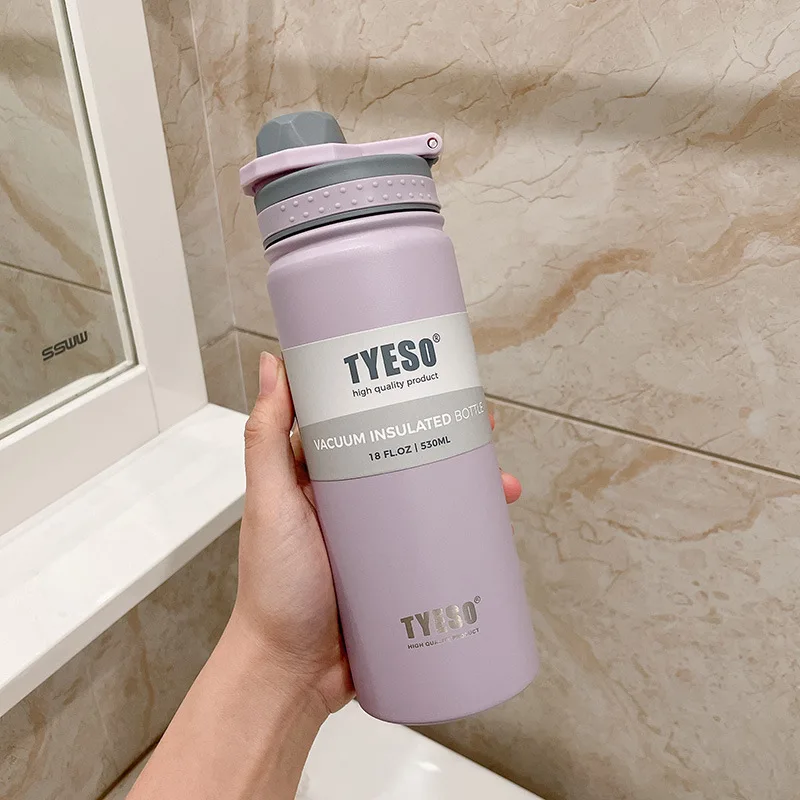Caneca Térmica De Viagem Em Aço Inoxidável (roxa, 750ml) Com Isolamento A Vácuo, Ideal Para Água Quente E Fria