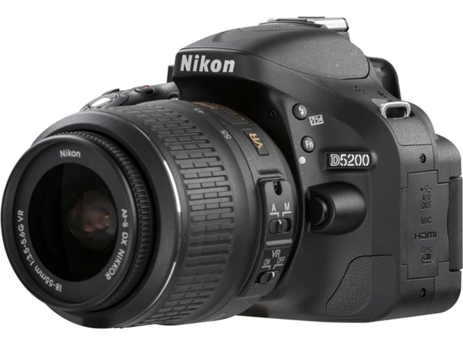 CAM DIG NIKON D5200+AFS DX 18/55G VR