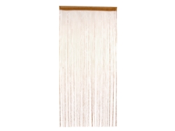Cortina De Puerta Y Ventana Con Flecos De Cuerda Para Dormitorio Y Cafetería (marrón)