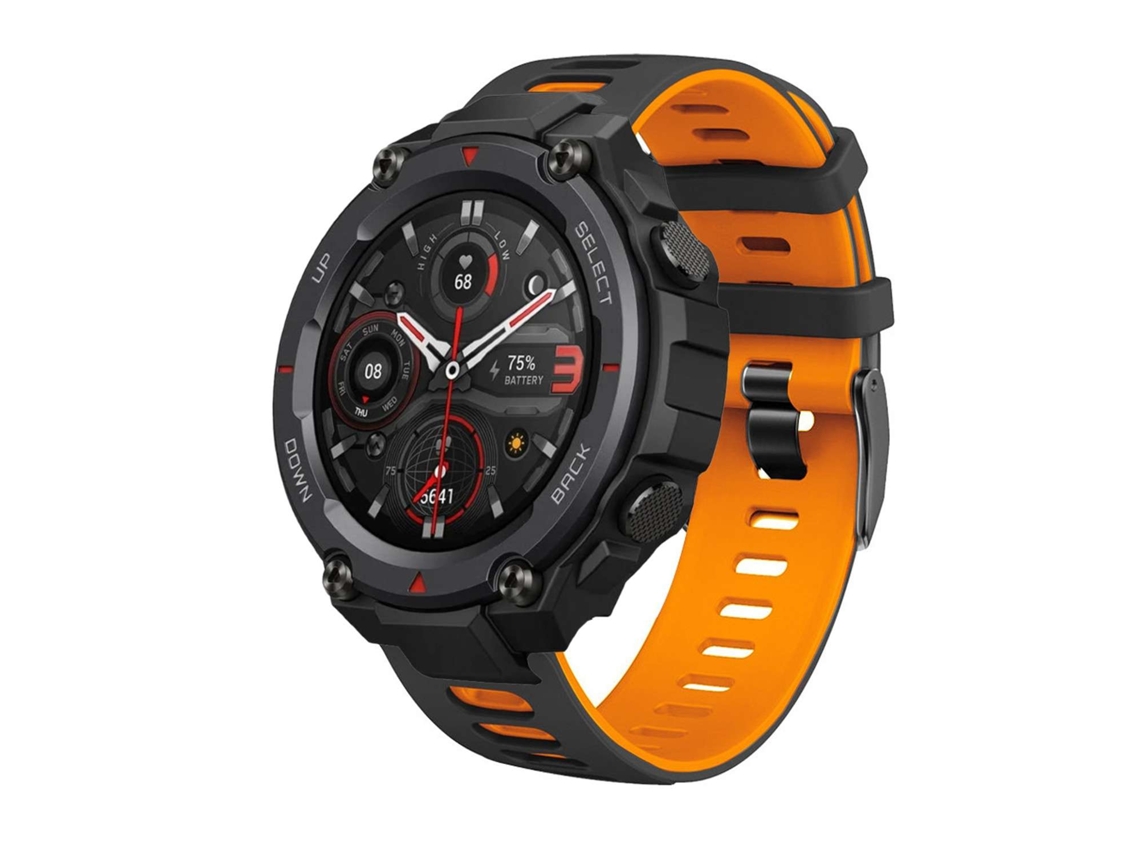 Correa Pioneer para Amazfit T-Rex Pro Negro y Naranja