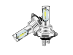 Kit De Faros Led H7 6000k 55w 8000lm Luz Blanca Super Brillante Para Coche Alto/bajo Haz Niebla