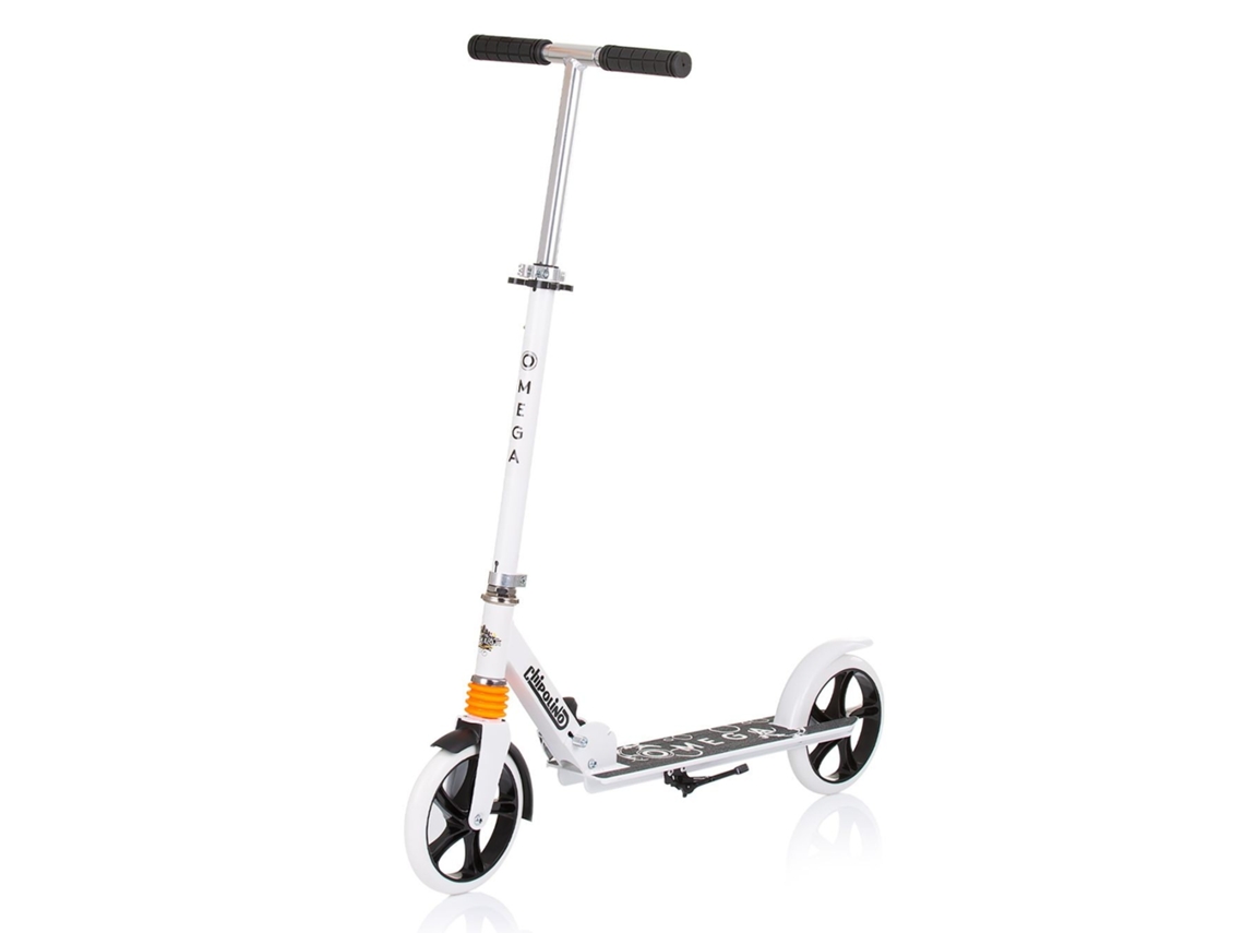 Patinete infantil OMEGA hasta 100 Kg plegable y ruedas de 20mm white CHIPOLINO