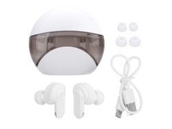 Auriculares Con Traductor, 144 Idiomas, Aplicación, Bluetooth 5.4, Cancelación De Ruido, Estéreo Blanco.