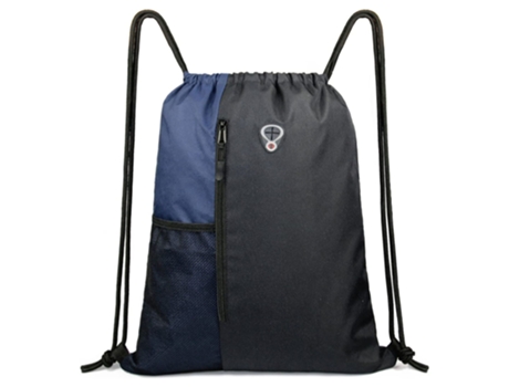 Mochila con cordón, bolsa de gimnasio deportiva para mujeres, hombres, niños, tamaño grande con cremallera y bolsillos de malla para botella de agu...