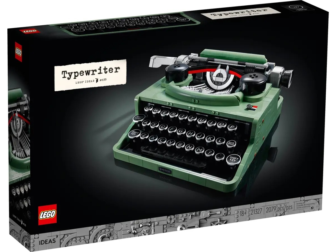 LEGO Ideas: Máquina de Escrever (Idade Mínima Recomendada: 18 anos - 2079 Peças)