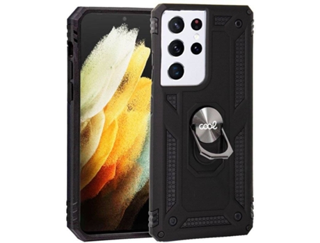 Funda Samsung G998 Galaxy S21 COOL Anillo Negro
