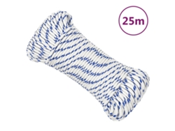 Cuerda De Barco Polipropileno Blanco 5 Mm 25 M