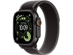  APPLE Watch Ultra 3 GPS + Cellular 49 mm Titanio Negro con Loop Trail Negro/Charcoal (Tamaño S/M)