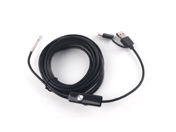 Endoscopio Hd 3 En 1 De 3,9 Mm Resistente Al Agua Para Android Tipo-c Con Cable De 5 M