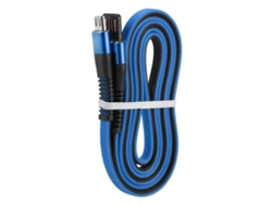 Cable De Datos (conector Reversible, Transmisión De Alta Velocidad) Nuevo Cable De Datos Micro Usb Reversible Para Android (azul-negro)
