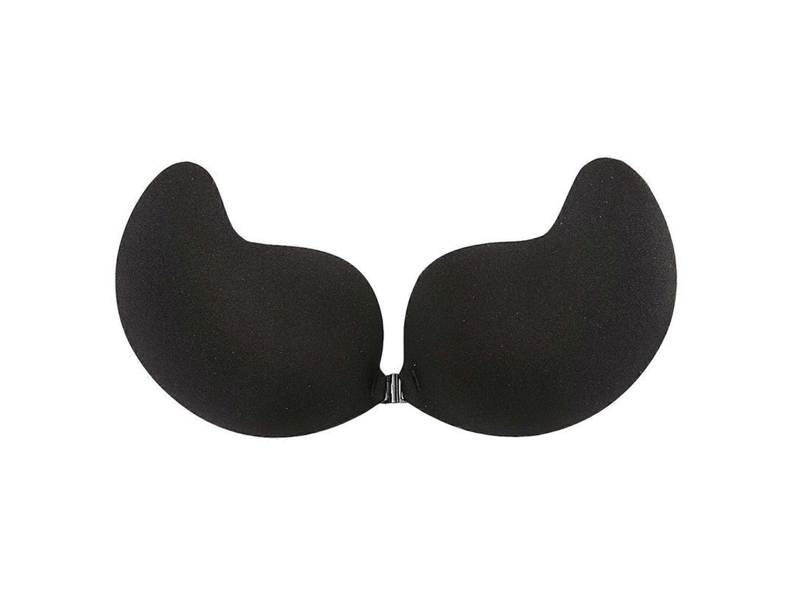 Sujetador Adhesivo Invisible De Silicona Sin Tirantes Para Vestidos Sin Espalda Push Up Tono Piel Dablack 2025 A Clásico Negro
