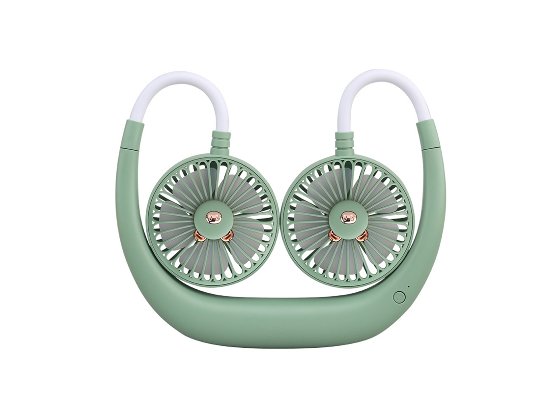 Ventilador de cuello silencioso portátil recargable por USB