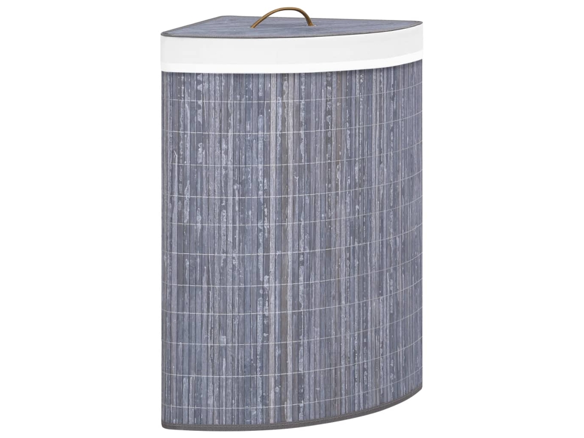 Cesta VIDAXL Gris Bambú