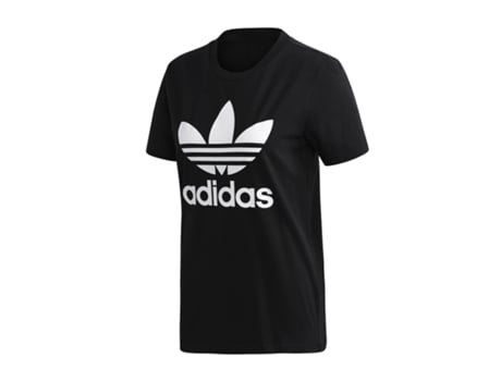 Camiseta ADIDAS ORIGINALS Mujer (Algodón - Negro - 34)