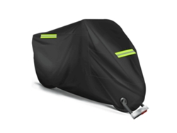 Funda Universal Para Motocicleta Four Seasons Con Tiras Reflectantes Para Impermeabilizar Xl/230 X 95 X 125 Cm Negro Gertiz
