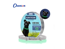 (perro Luminiscencia,62cm/24.4in)garrapata Pulgas Collar Ajustable Desparasitación Perro Gato 8 Meses Prevención Suministros Para Mascotas
