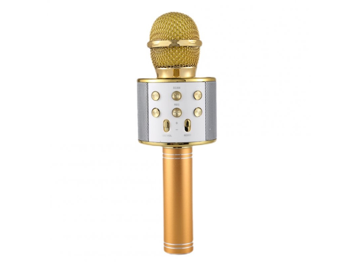 Micrófono dorado CHRUI Ws858