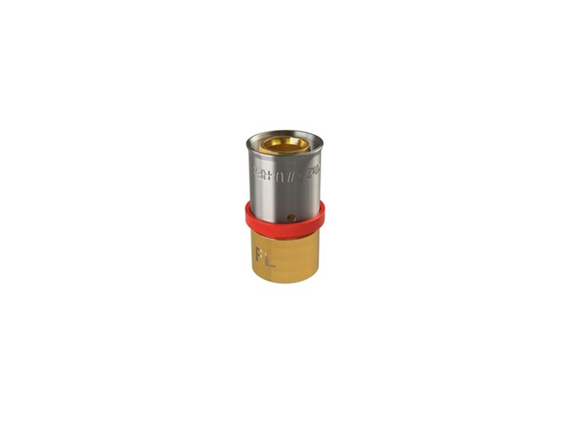 Adaptador de cobre multicapa, tipo U, rojo, Ø18xø16, cobre multicapa, alta resistencia, Gibalto