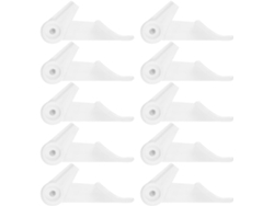 60 Clips De Fijación Para Lámparas De Techo Led, Sujetadores Reforzados, Paquete De 6 Unidades.
