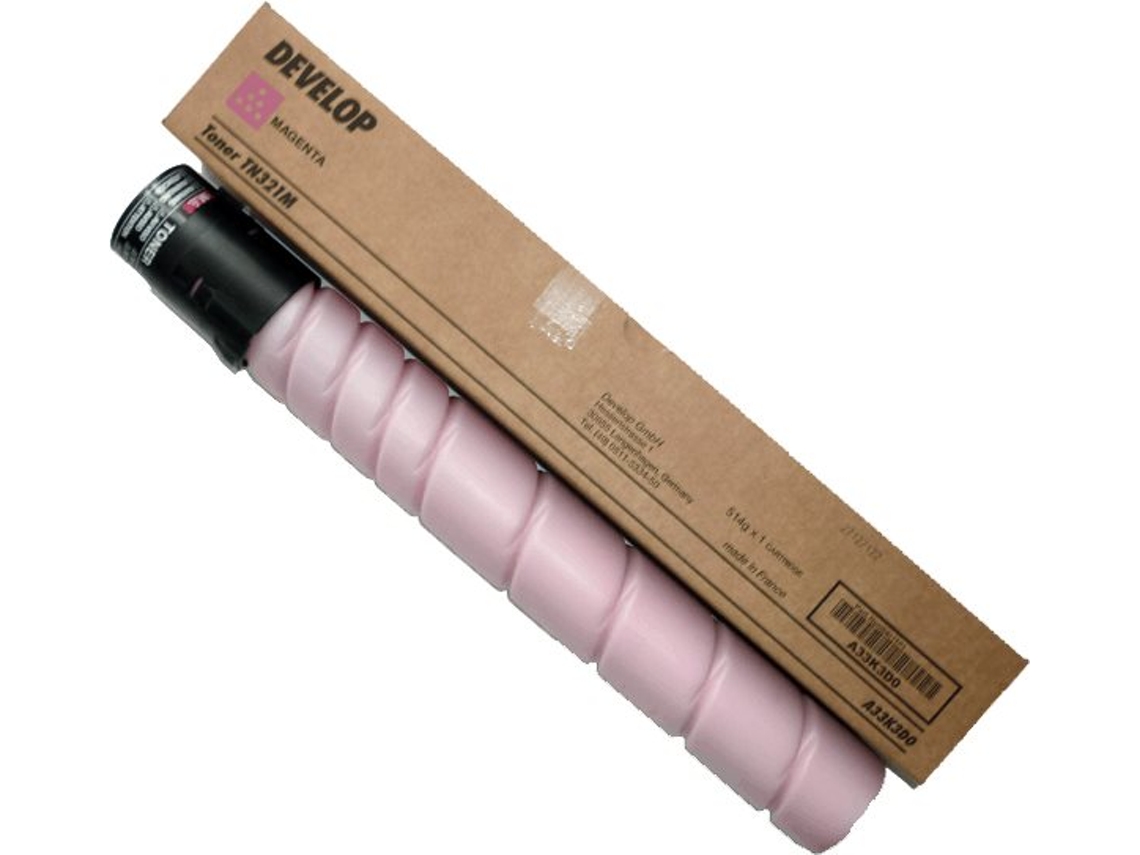 Cartucho de tóner magenta para Ineo 224, 284, 364, Develop Ineo 224, Develop (alternativa a Konica Minolta TN321M)