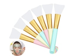 12 Brochas De Silicona Suave Para Mascarillas Faciales, De Arcilla Y Lociones Corporales.