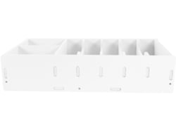 Caja Grande Multifuncional Para Guardar Monedas Con 7 Compartimentos