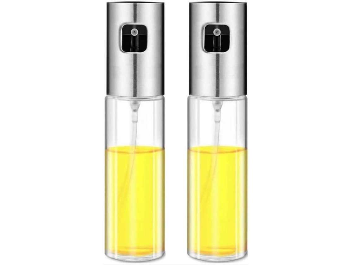 Pulverizador De Aceite A Presión Para Cocinar, Aceite De Oliva, Ensaladas, Barbacoa, Acero Inoxidable 304, Libre De Bpa.