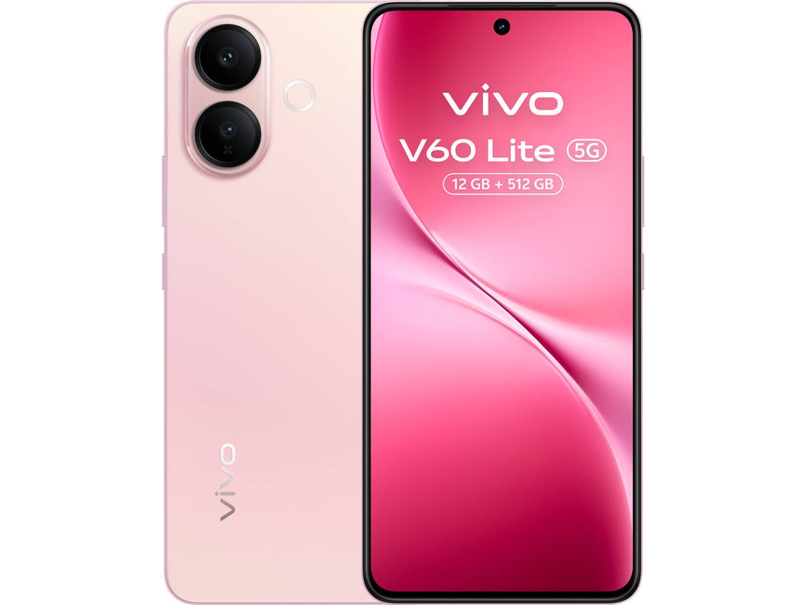 Smartphone VIVO V60 Lite 5G (6.77'' - 12 GB  - 512 GB -  Rosa)
