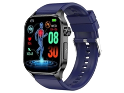 Reloj inteligente ET580 con pantalla AMOLED de 2.04", monitor de salud ECG y correa de silicona Ly Ebike